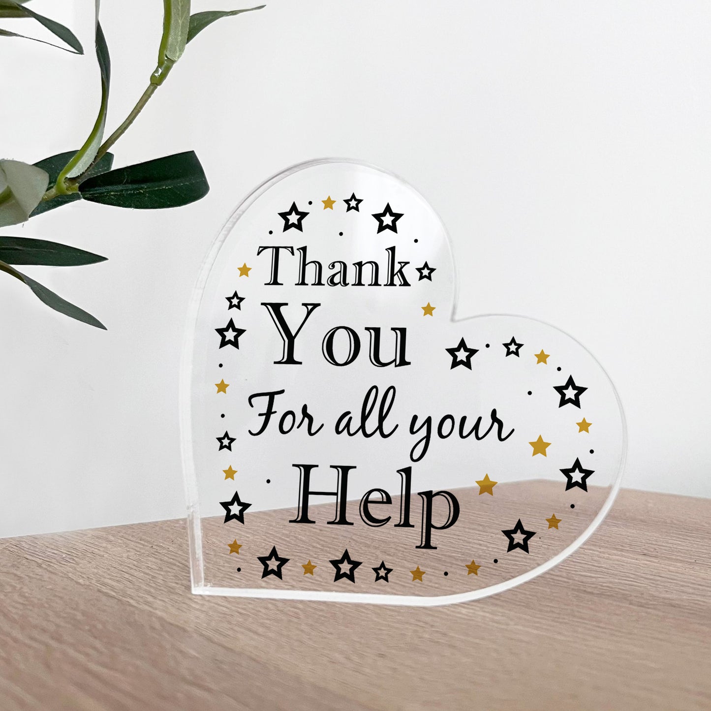 Gift For Colleague Volunteer Teacher Acrylic Plaque Thank You