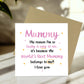 Birthday Card For Mummy BEST MUMMY Card From Daughter Son