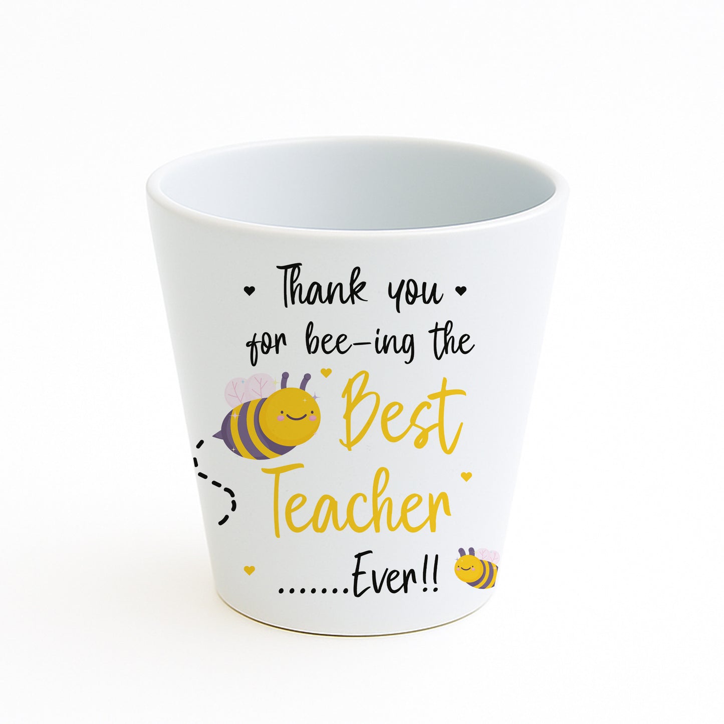 Best Teacher Ever Gift Thank You Gifts For Teacher Plant Pot