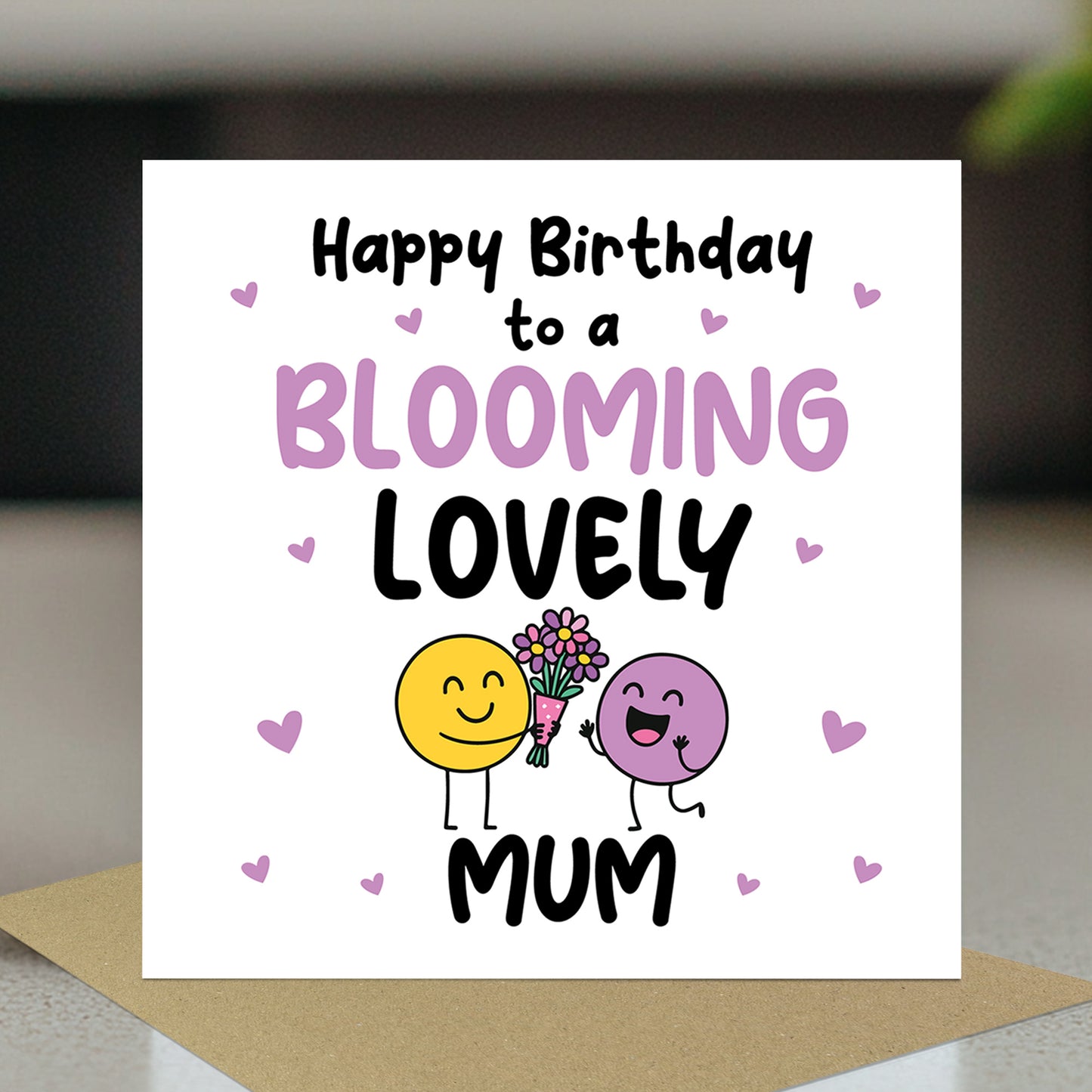 Birthday Gift For Mum BLOOMING LOVELY MUM Card And Plant Pot