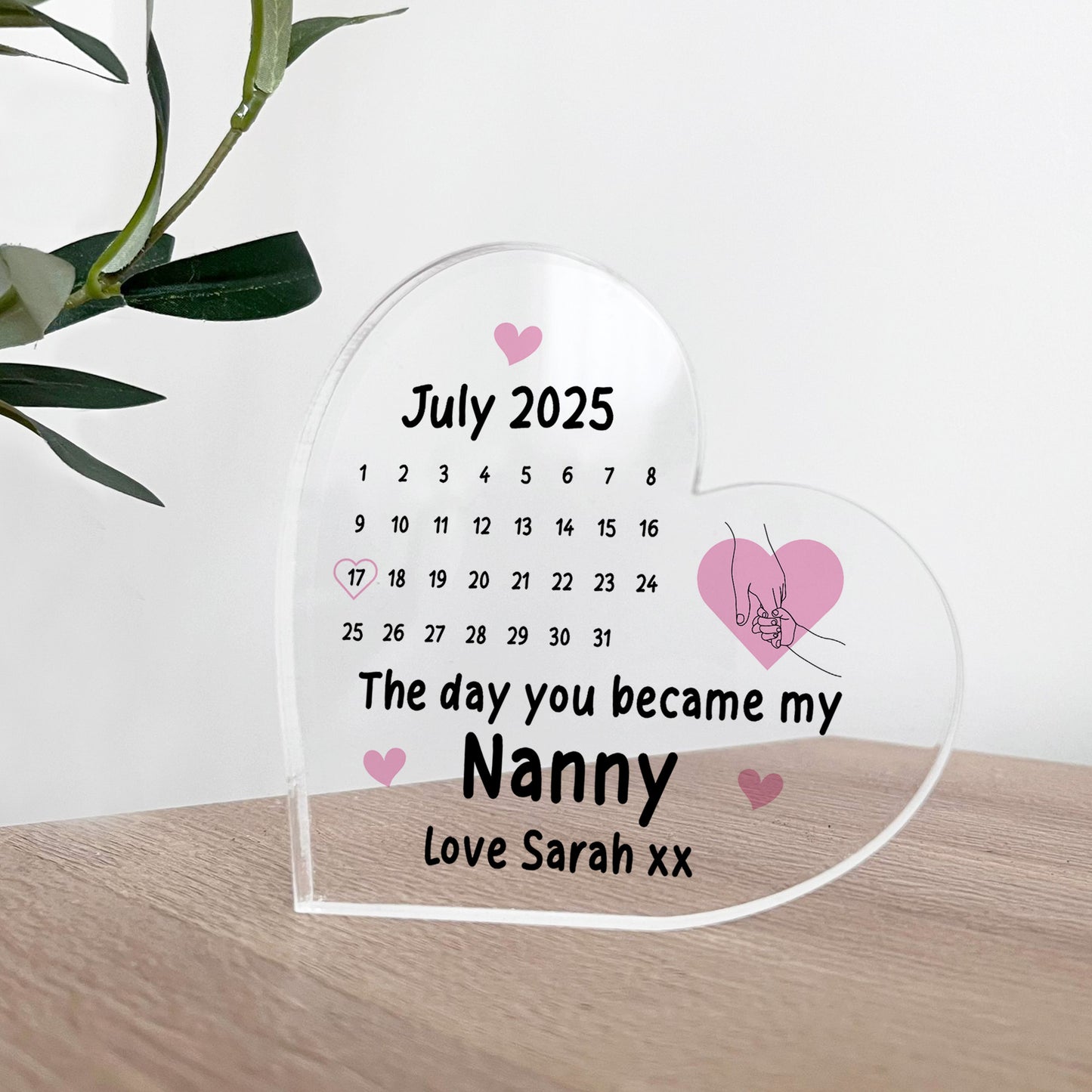Nanny Gift from Granddaughter Personalised Nanny Mother's Day