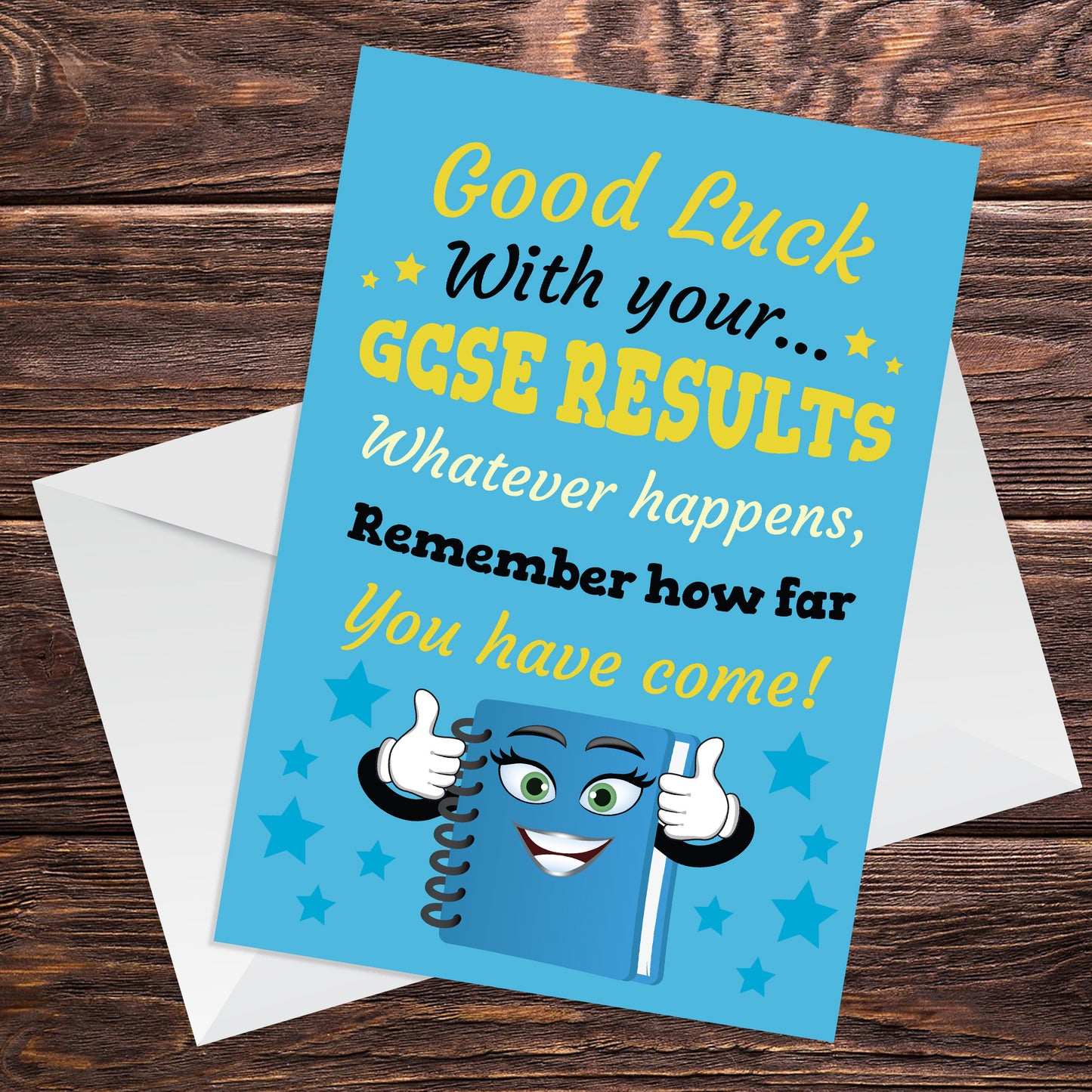 Card For GCSE Results Day GOOD LUCK Cards For Daughter Son