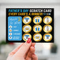 Scratch Card For Dad Gifts for Dad Fun Fathers Day Gift Novelty