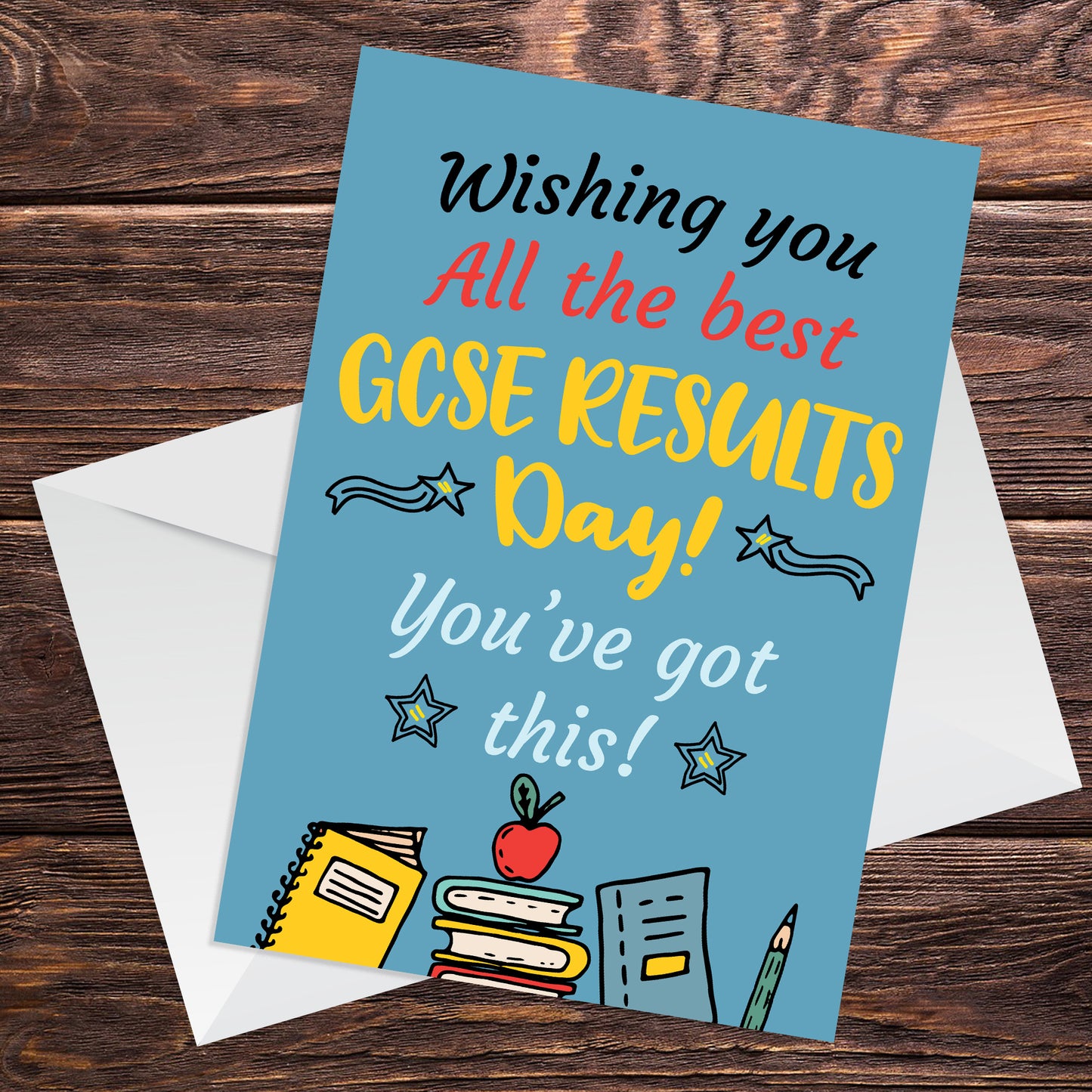 Wishing You All The Best GCSE Results Day Card GOOD LUCK Cards