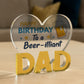 Birthday Gift For A Beer Illiant Dad Acrylic Plaque Dad Birthday