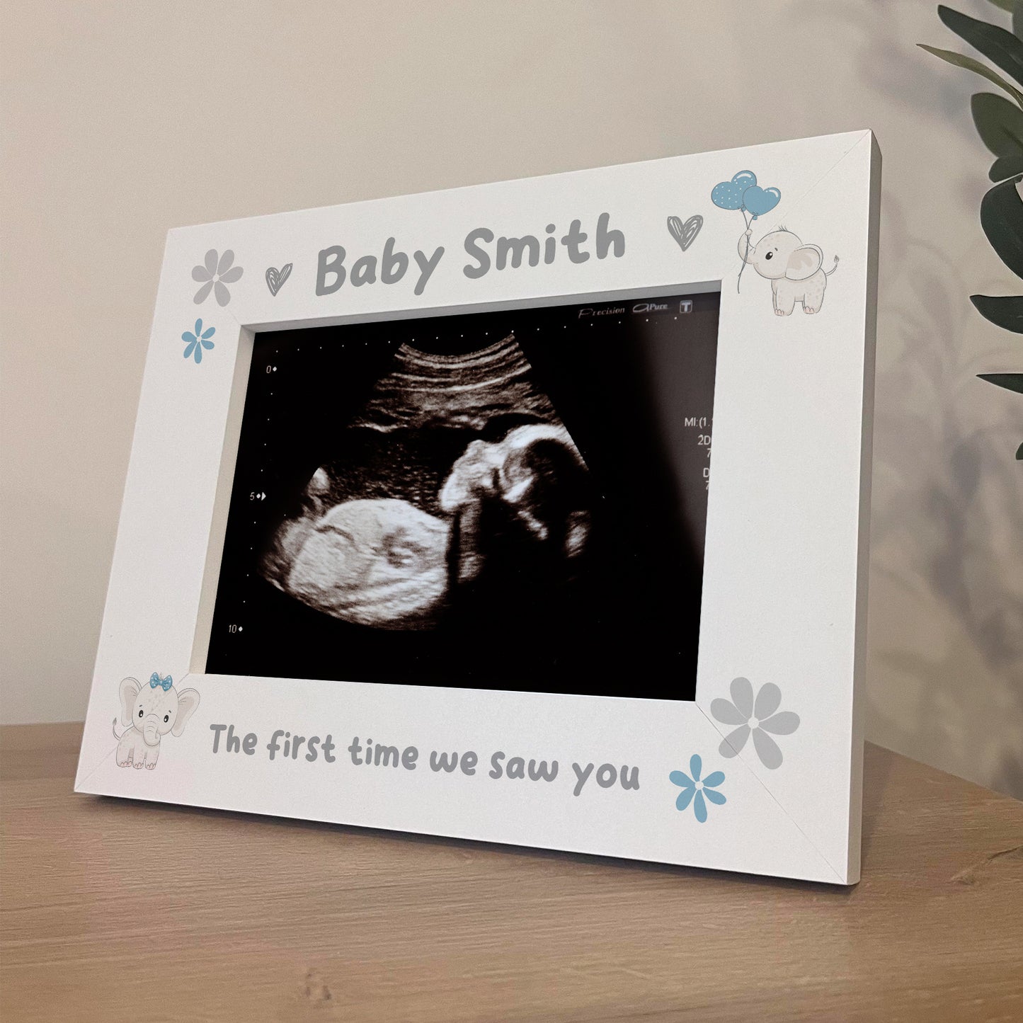 Personalised Baby Scan 7x5 Photo Frame Keepsake Baby Boy Gifts