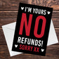 Funny Valentines Day Card I’m Yours Joke Card for Wife Husband