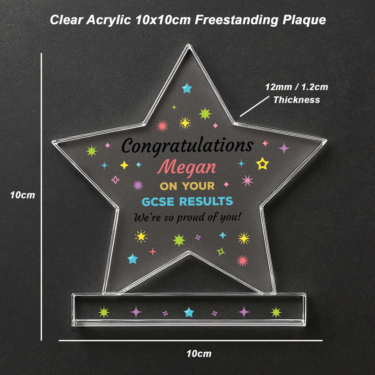 Personalised GCSEs Results Congratulations Plaque Award Passed