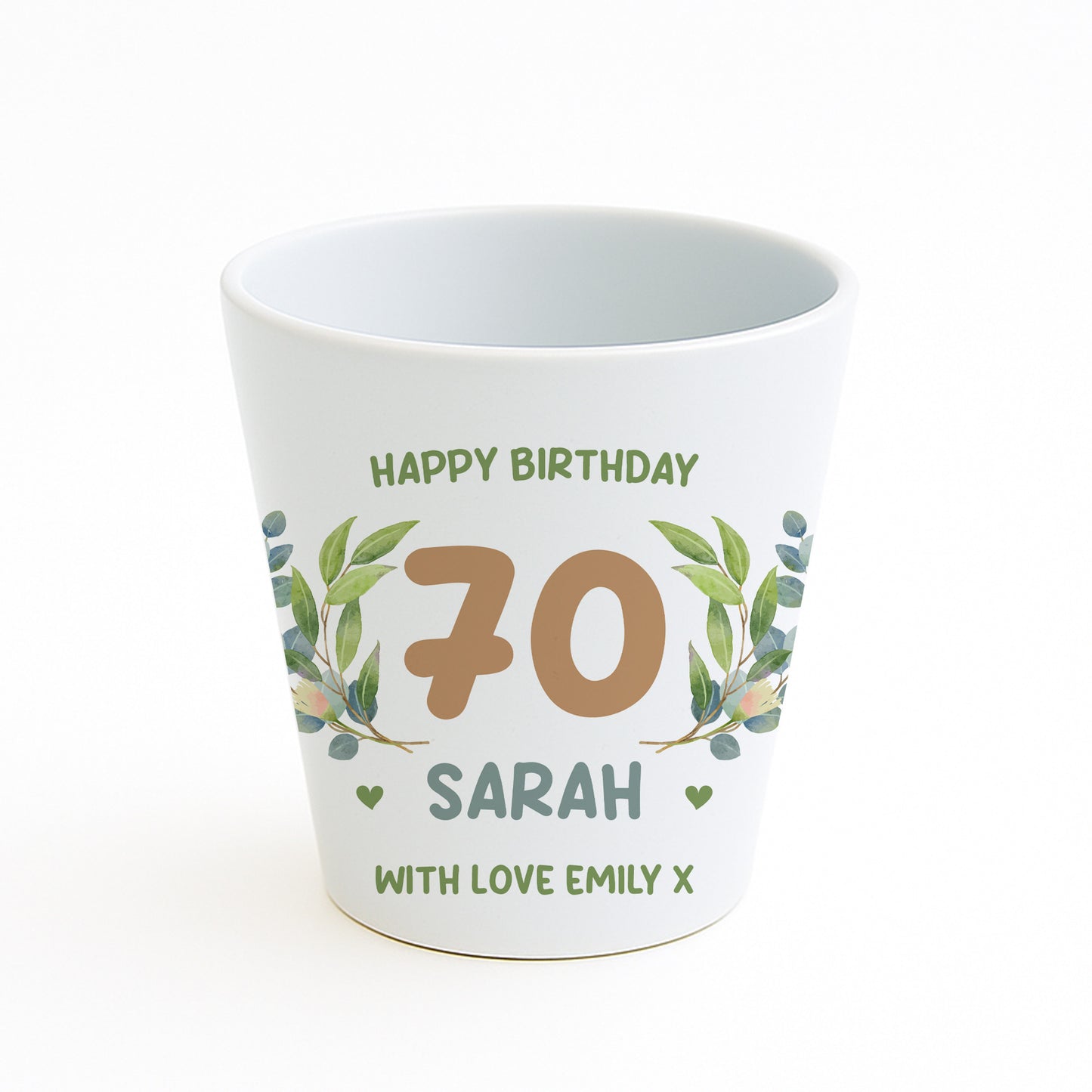 Personalised Happy 70th Birthday Gift For Mum Nan Nanny Grandma