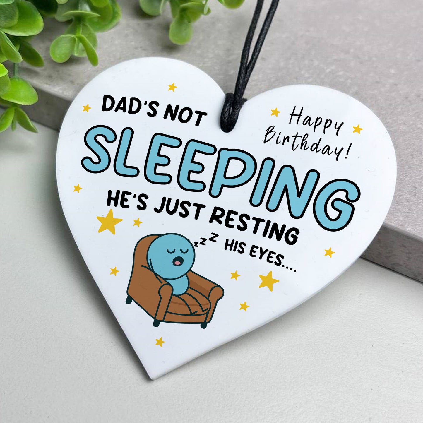 FUNNY Happy Birthday Gift For Dad Just Resting His Eyes Dad Gift