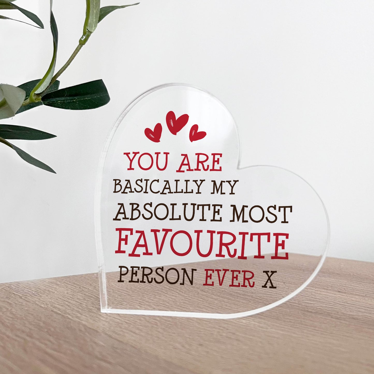 Most Favourite Person Ever Romantic Gift For Boyfriend