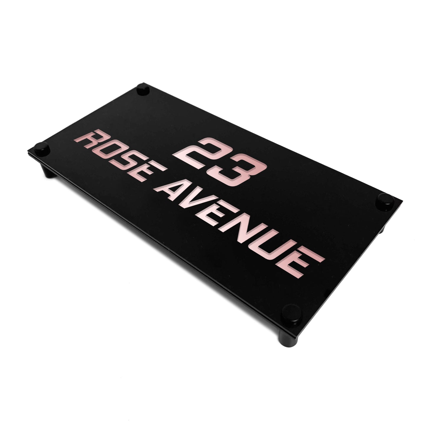 Personalised House Sign Door Number Laser Engraved Address Sign
