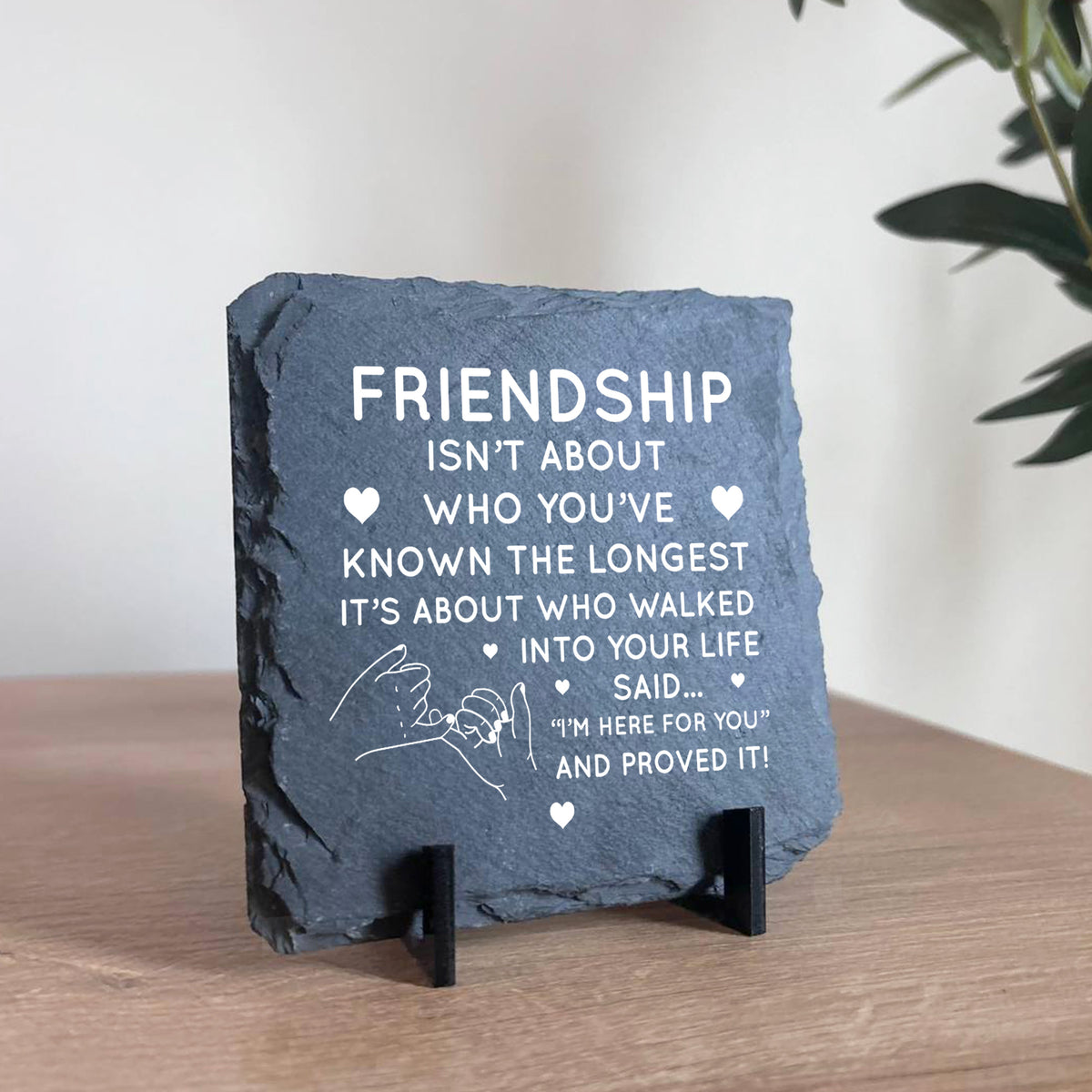 Friendship Plaques Slate Standing Plaque Gifts For Women