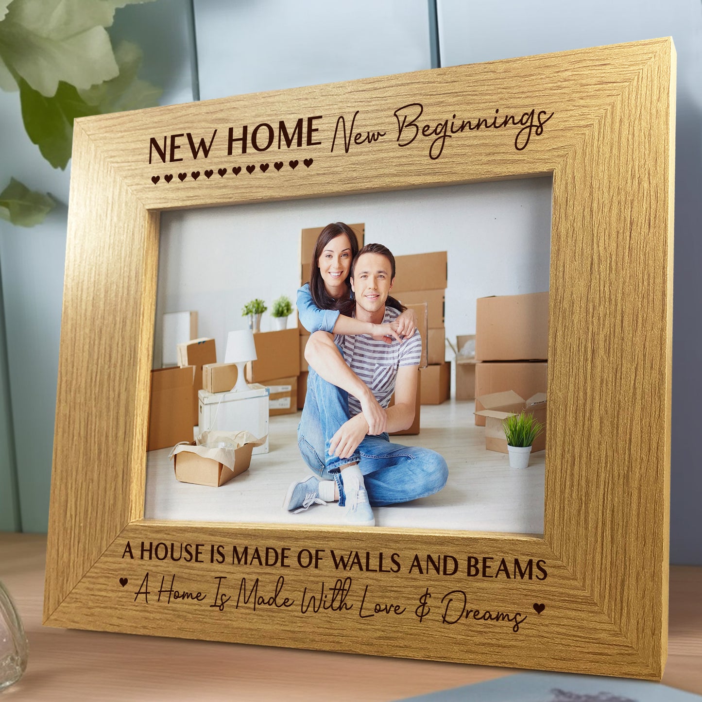 NEW HOME New Beginnings Photo Frame Gift For NEW HOME FIRST HOME