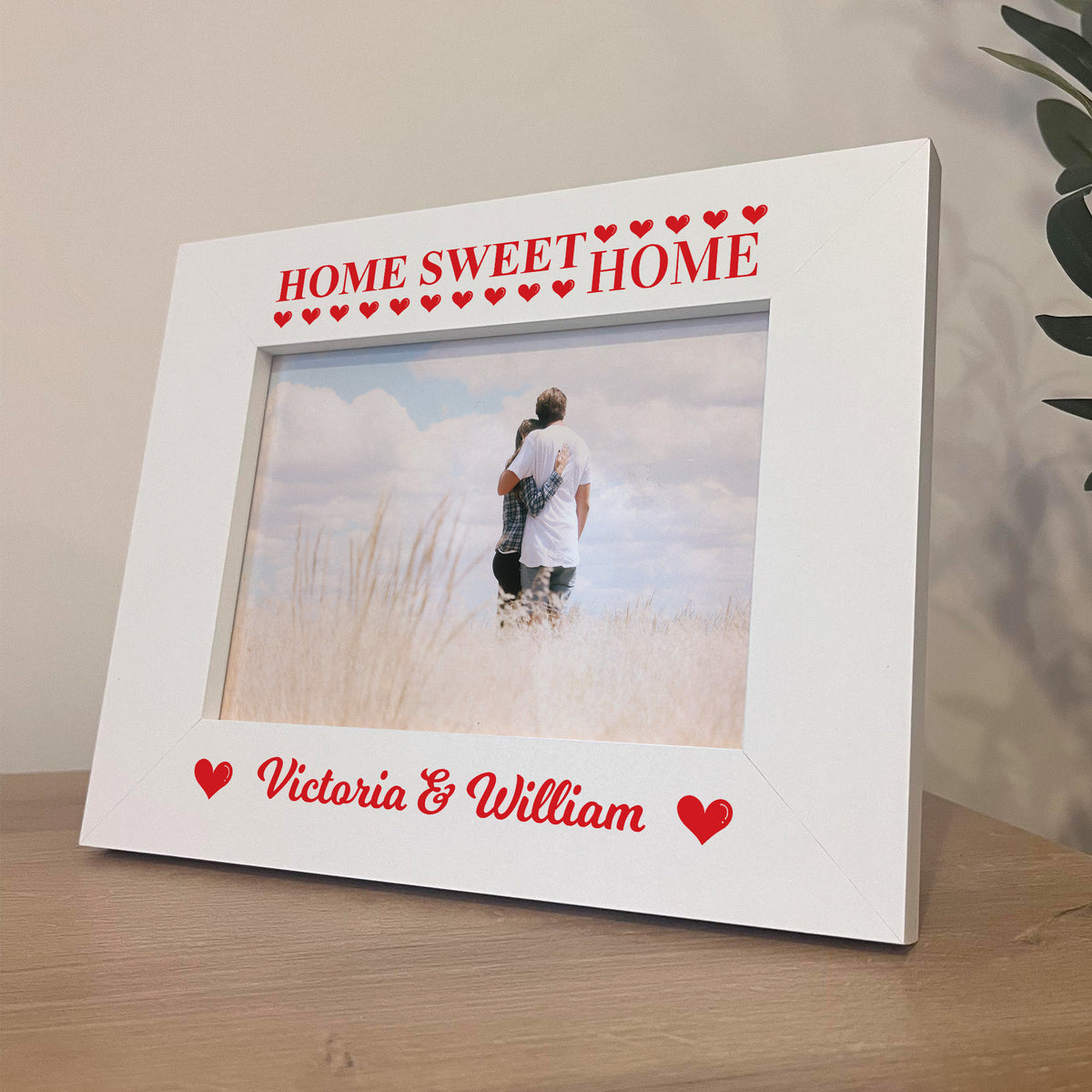 Personalised Photo Frame Gift For Couple Anniversary Birthday
