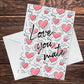 Best Friend Card For Valentines Birthday Love You Mate Card