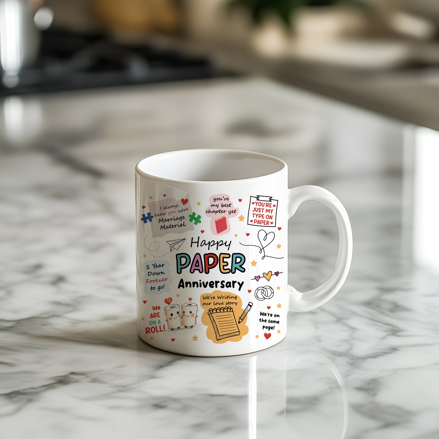Funny Mug For 1st Anniversary Gift For Her For Him Gift For Wife