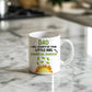 Funny Dad Ceramic Mug Gift From Daughter Novelty Fathers Day