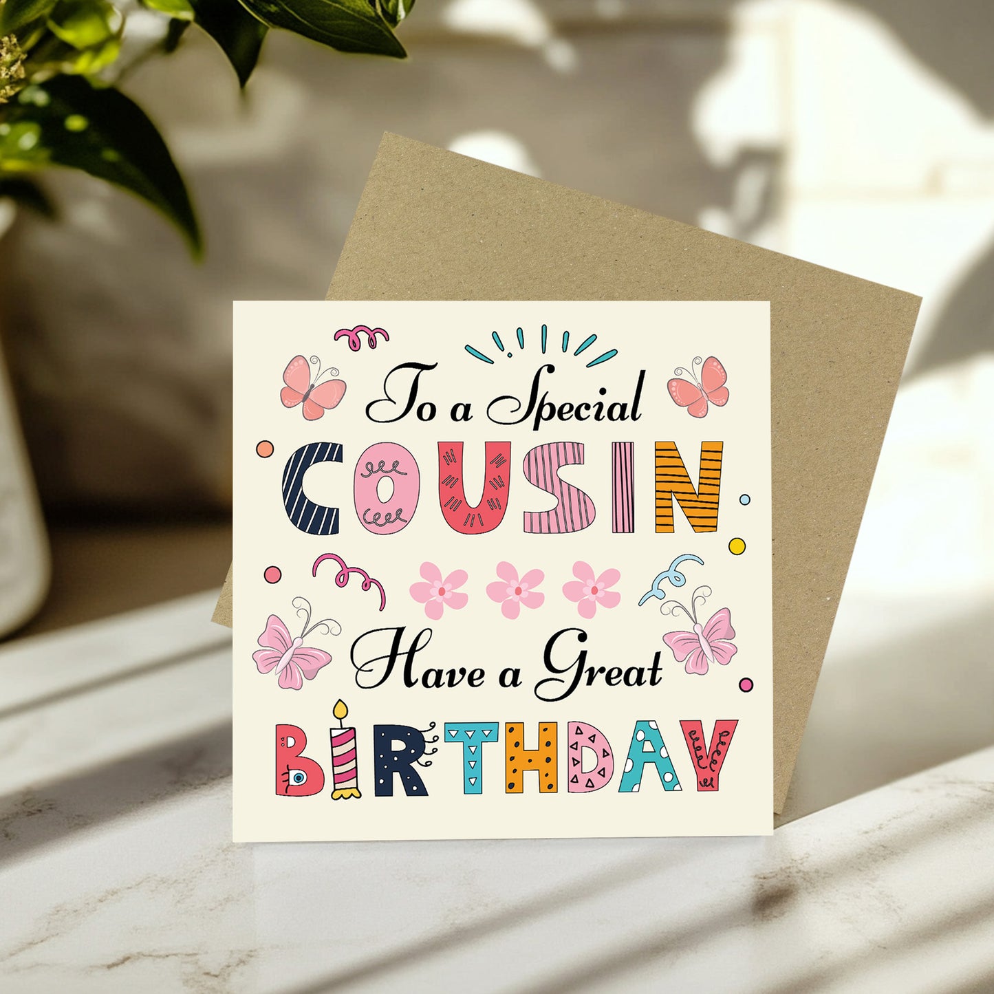 Cousin Birthday Cards Happy Birthday Card For Cousin Girl