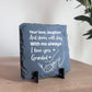 Grandad Gifts from Granddaughter Grandson Slate Plaque Birthday