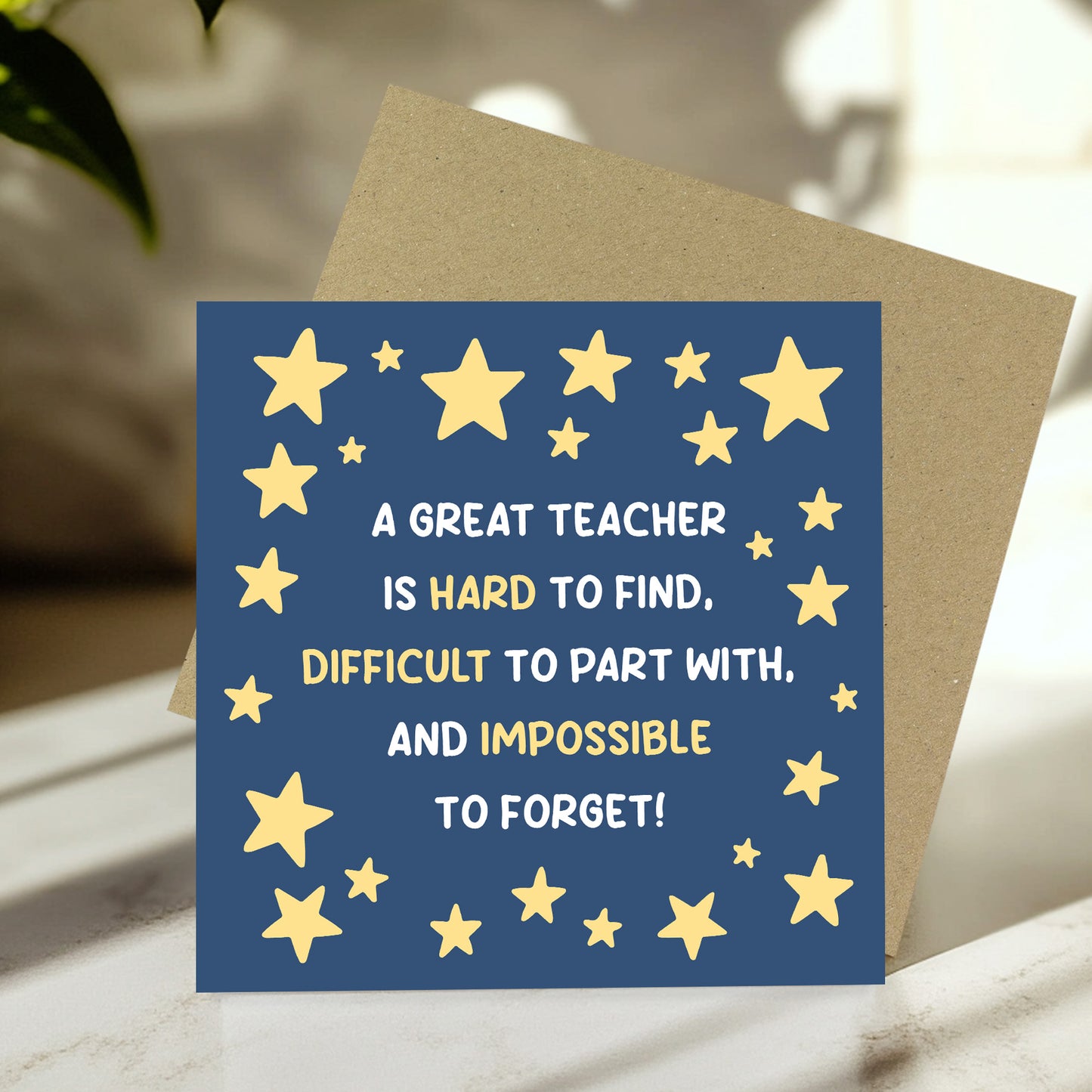 Teacher Appreciation Card Thank You Cards For School Nursery