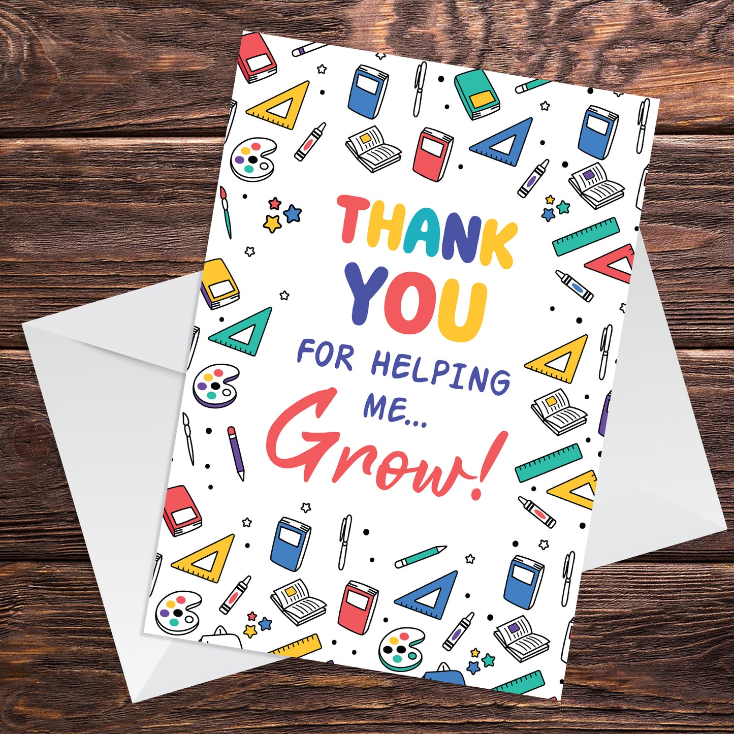 Thank You Cards Thank You For Helping Me Grow Cards for Him Her