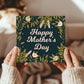 Happy Mothers Day Card and Wooden Heart For Mum Mothers Day Card