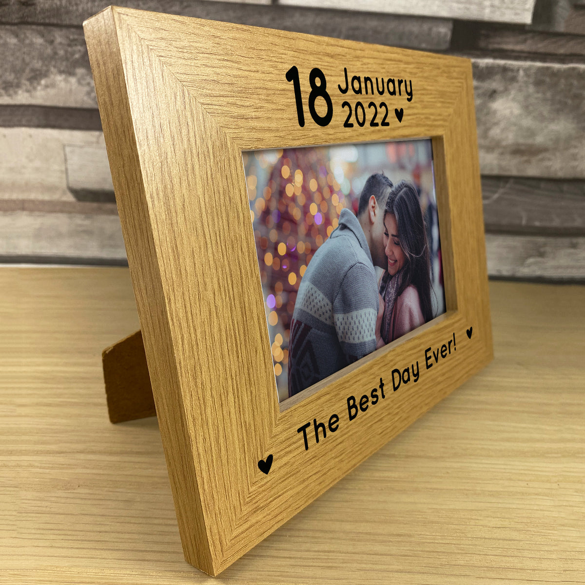 Wedding Anniversary Gift Personalised Photo Frame Gift For Him