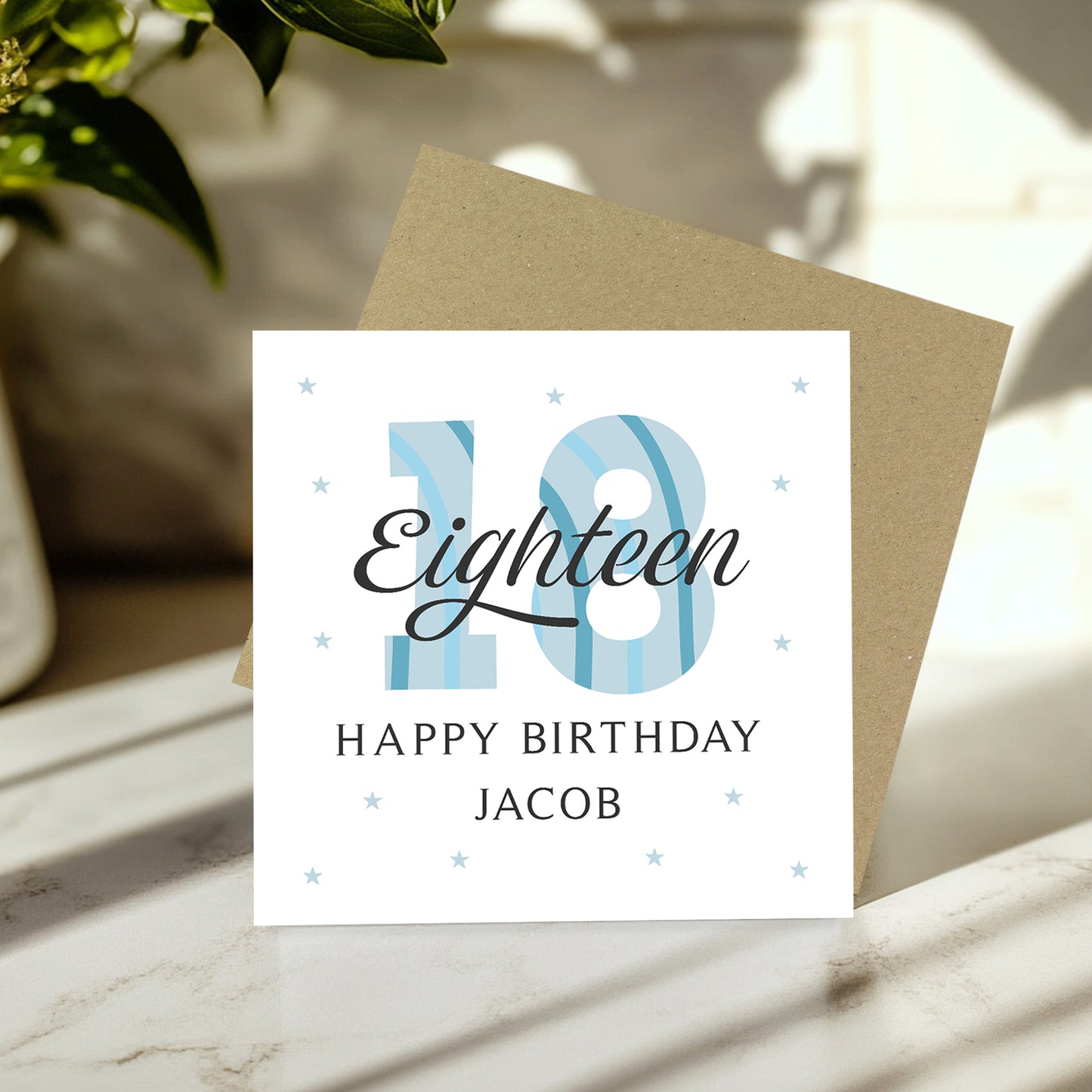 Personalised 18th Birthday Cards For Men Brother Son Grandson