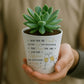 Retirement Gifts For Women Plant Pot and Card Congratulations
