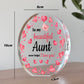 Aunt Gifts Best Aunt Birthday Gift for Aunt Christmas Plaque