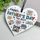 Fathers Day Gift From Dog Funny Gift For Dad Hanging Heart