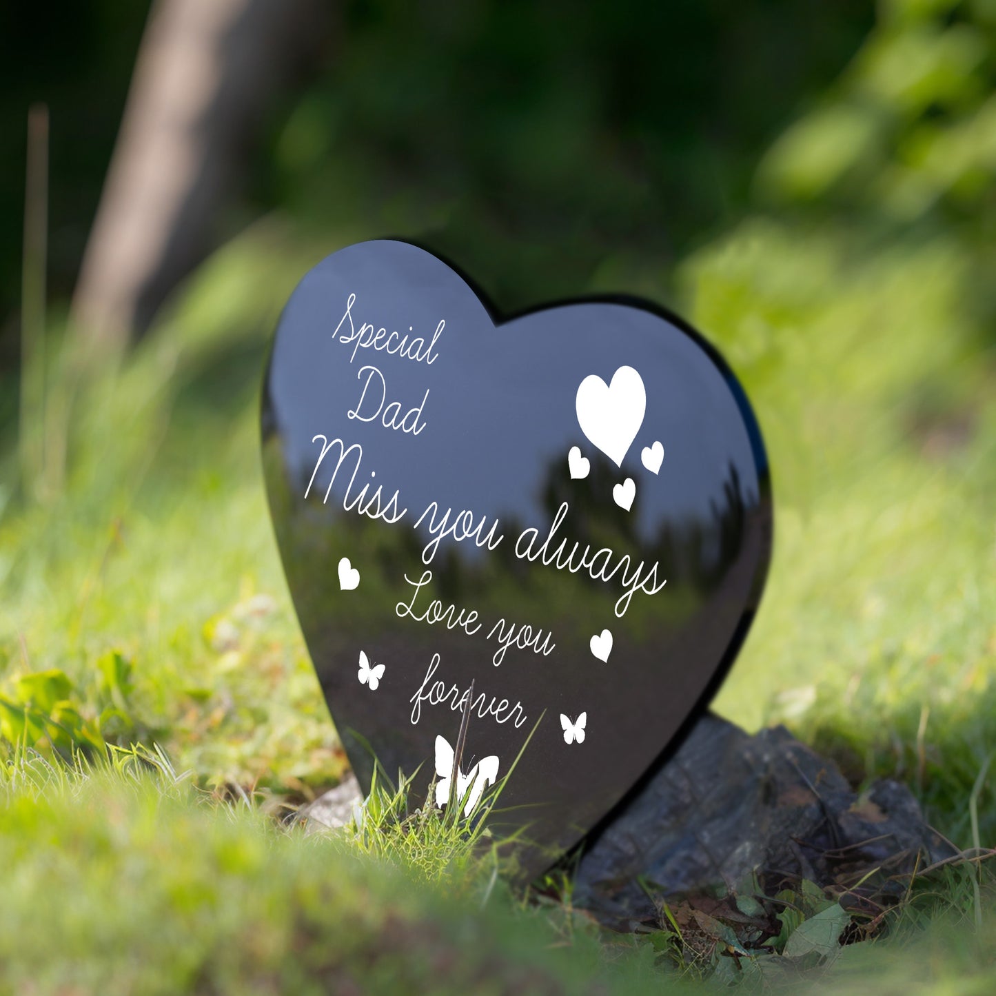 SPECIAL DAD Memorial Plaque Grave Marker Acrylic Memorial Sign