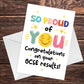 GCSE Results Congratulations Card Well Done Card Son Daughter