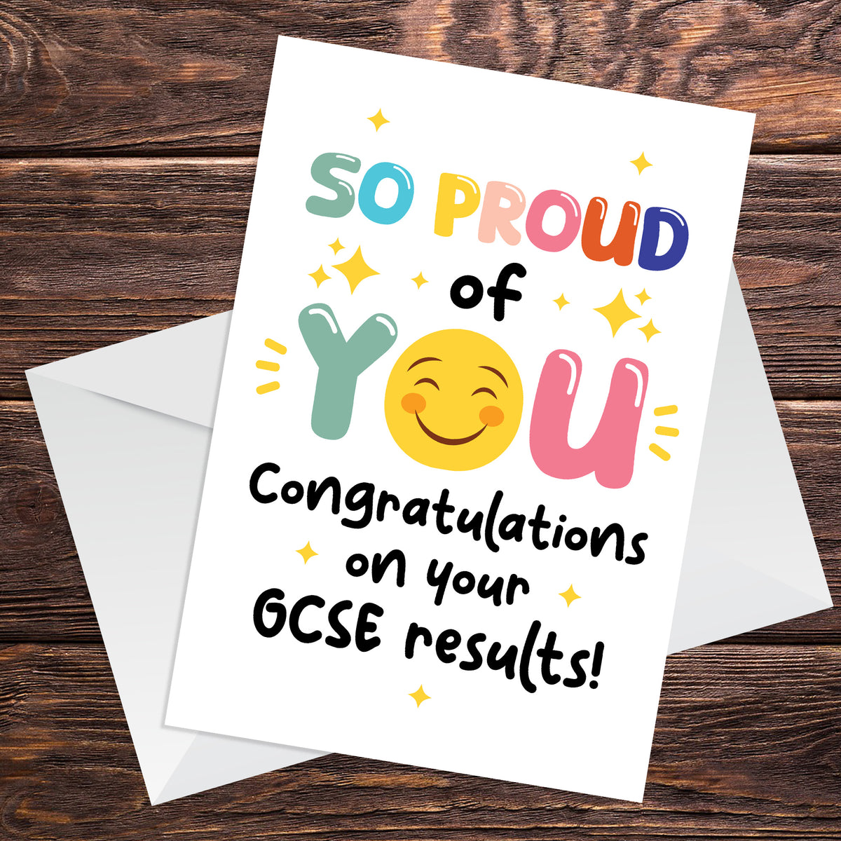 GCSE Results Congratulations Card Well Done Card Son Daughter