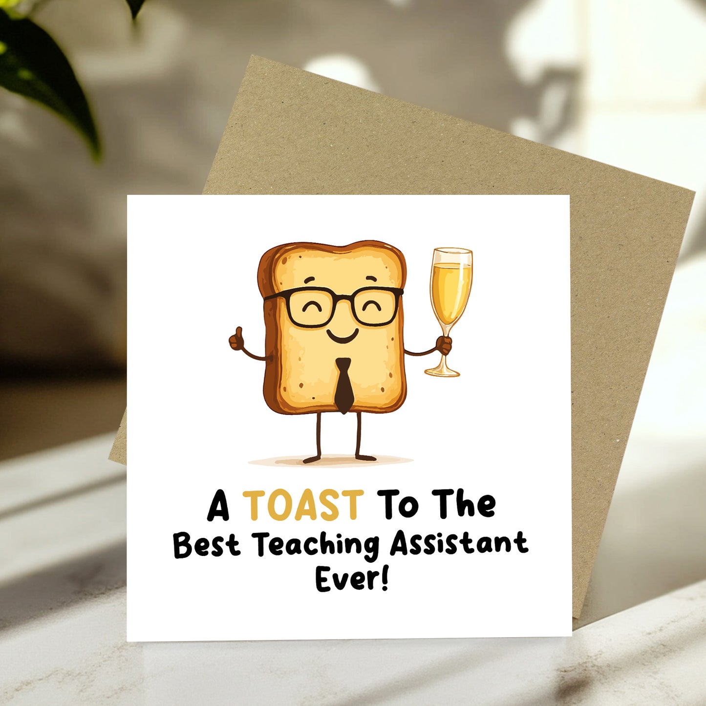 Novelty Leaving School Nursery Card For Teaching Assistant