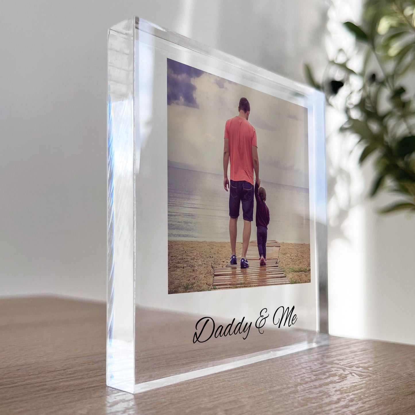 Fathers Day Gift For Dad DADDY AND ME Plaque Dad Photo Plaque