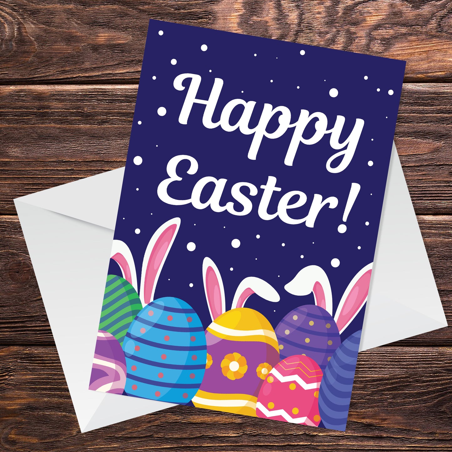 Easter Greetings Card Friends Family Happy Easter For Kids Child