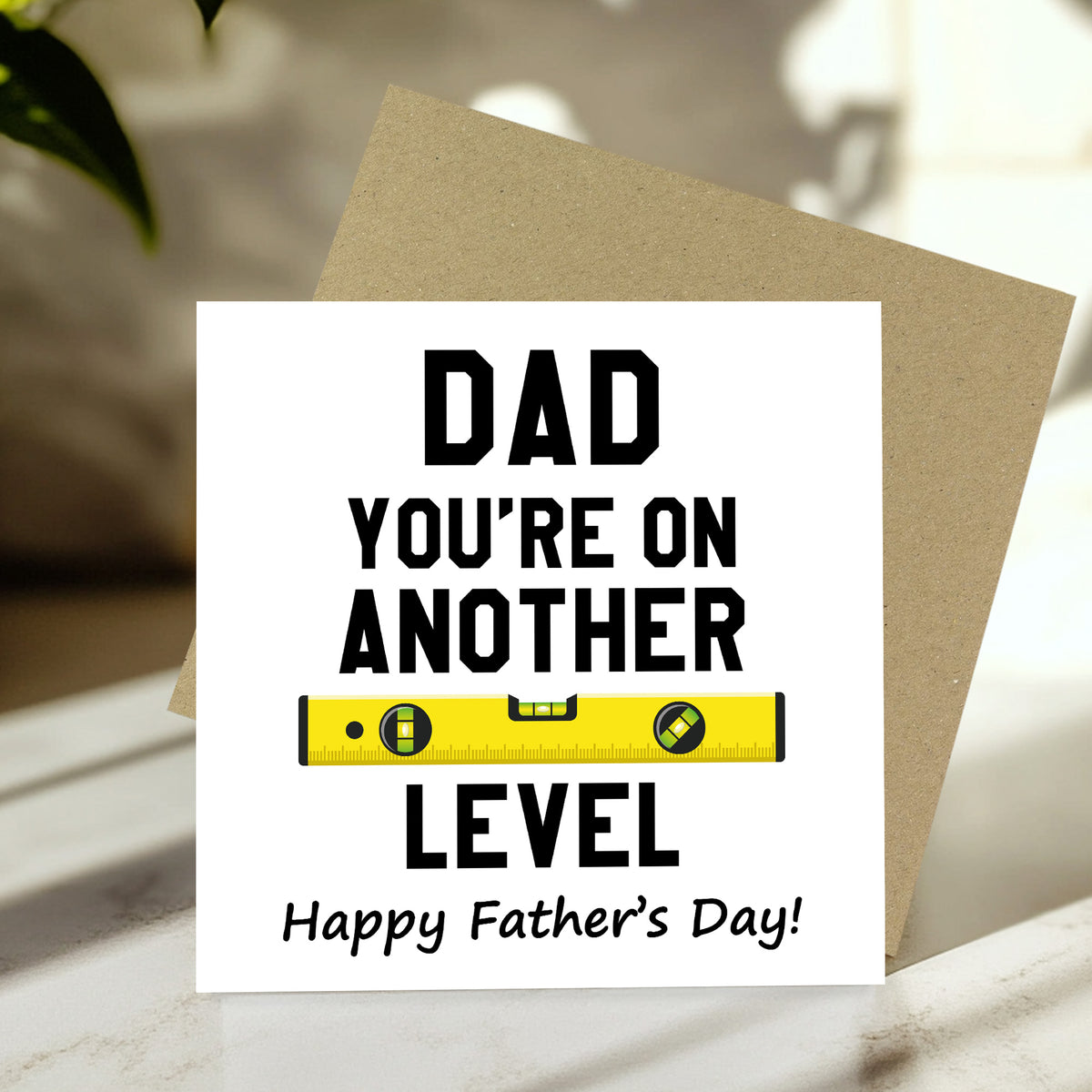 Funny Card For Dad For Fathers Day DAD ANOTHER LEVEL Card