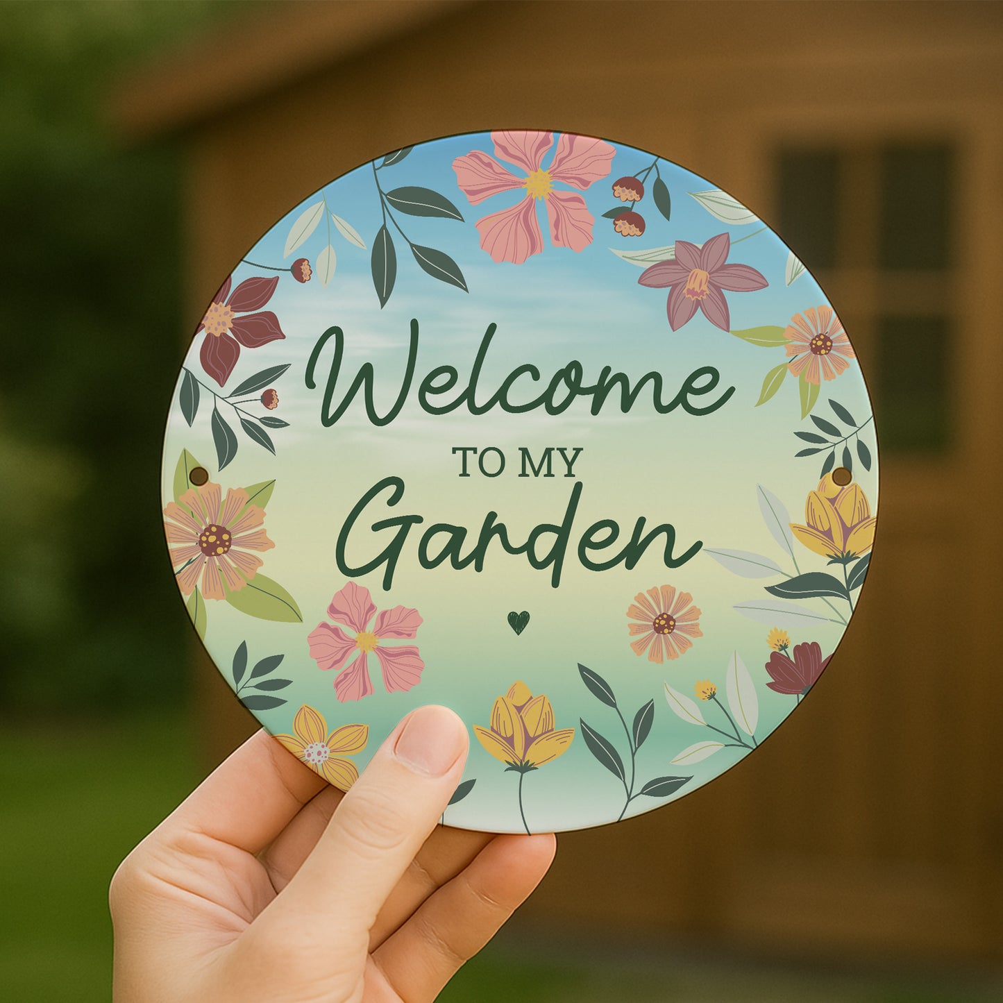Welcome To My Garden Sign For Outside Shed Summerhouse Sign