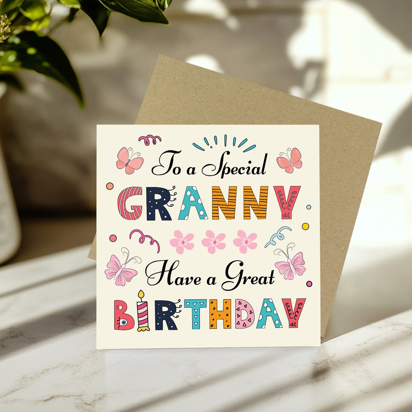 Granny Birthday Card Happy Birthday Card For Grandma Granny