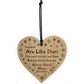 Grandad Christmas Wooden Heart Gift For Grandfather Gift