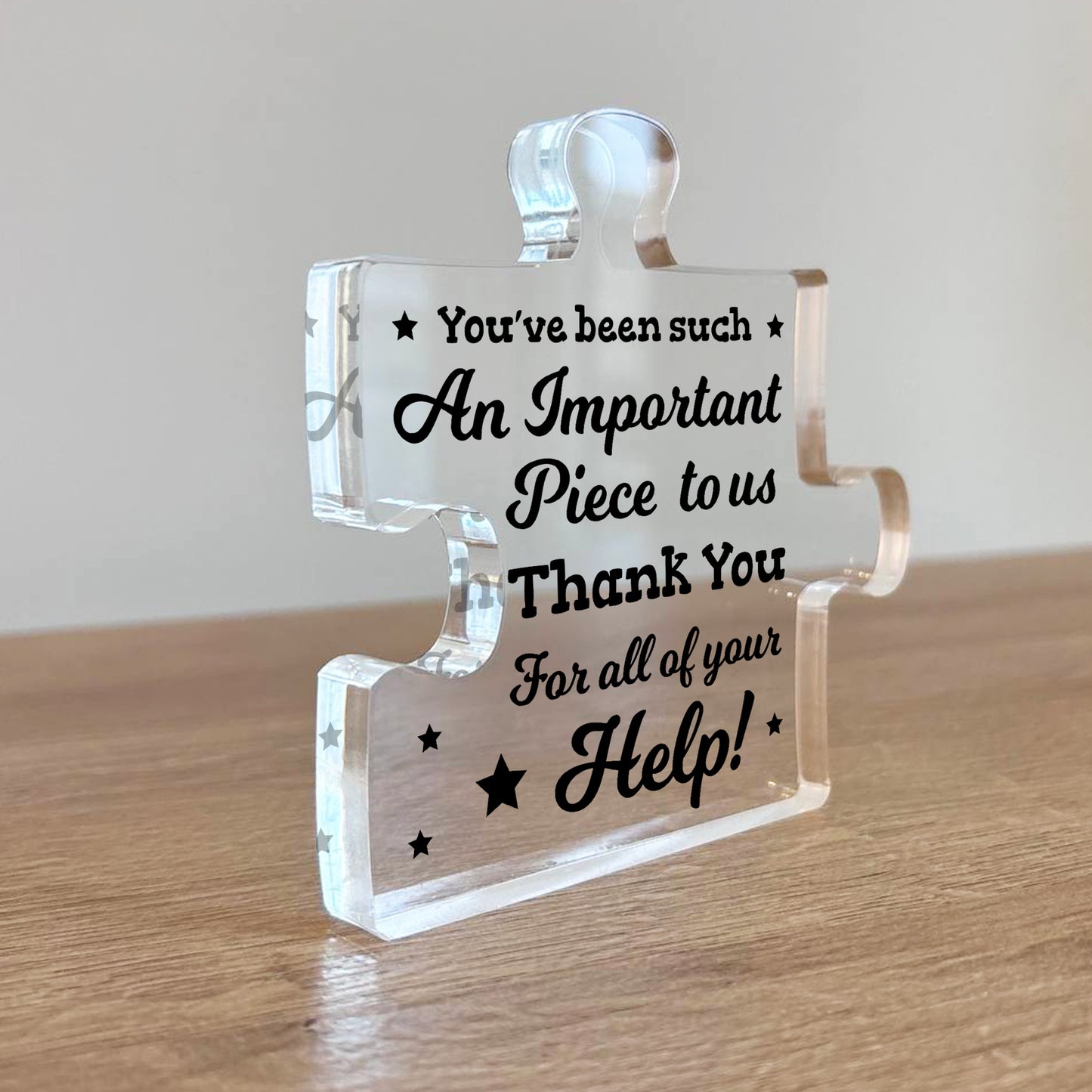 Thank You For Your Help Gift For Teacher Nurse Volunteer Carer