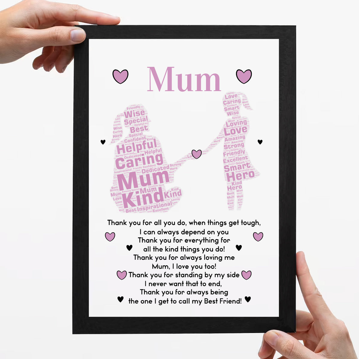 Mum POEM Gifts for Mum Her Mothers Day Gifts Birthday Christmas