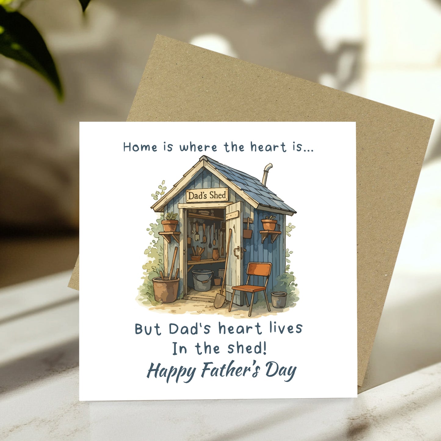 Funny Fathers Day Card For Dad From Daughter Son Kids