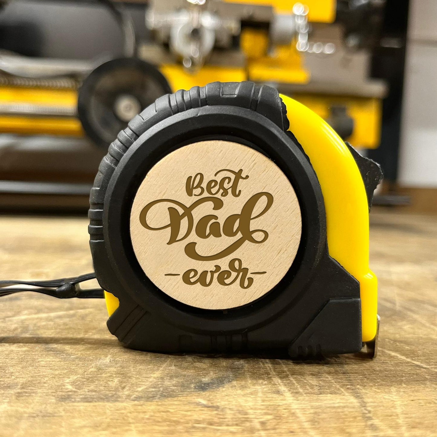 Fathers Day Gift For BEST DAD EVER Engraved Tape Measure Tool