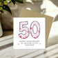 50th Wedding Anniversary Card With Envelope Card For Him Her