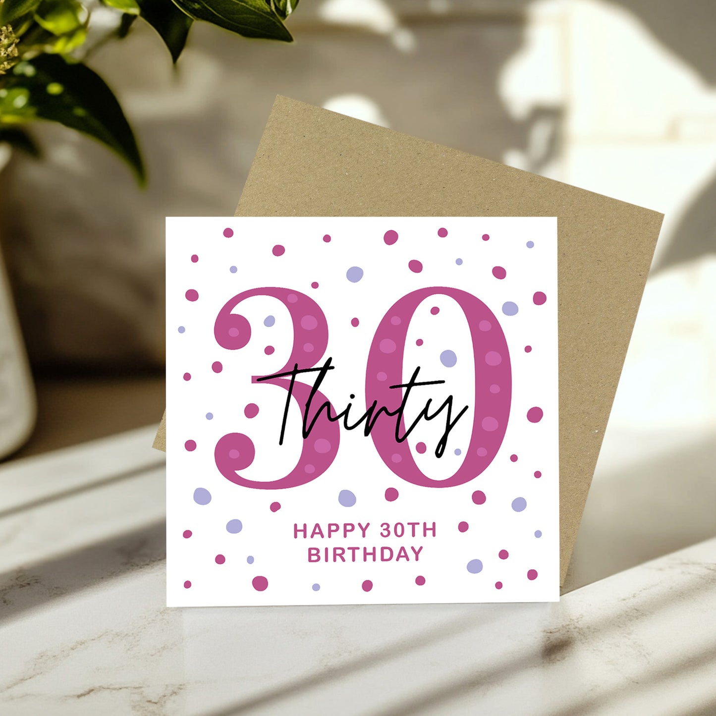 30th Birthday Card Her Friend Thirtieth Birthday Card Daughter