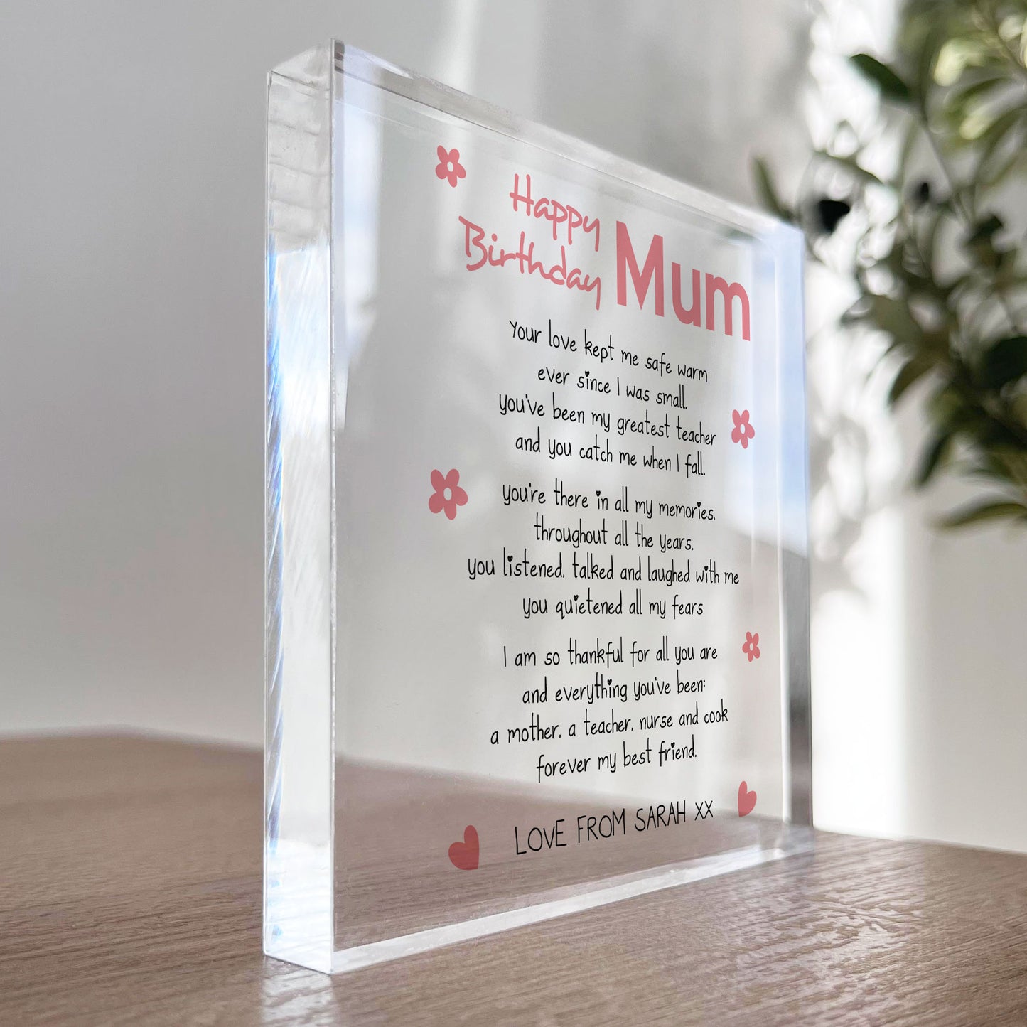 Birthday Gift For Mum Personalised Mum Birthday Gifts Mum Gifts