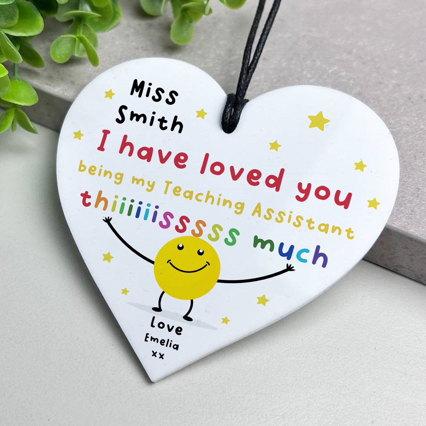 Personalised Gift For Teaching Assistant Funny Gift For Him Her